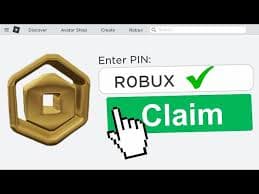 Roblox character with Rbux currency symbol